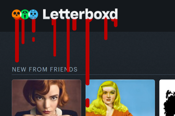 Letterboxd Halloween logo screencapture